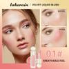 Liquid Blush For Cheeks, Soft Velvet Cream Blush Face Blush Makeup, Pink Blush Red Blush Skin Tint, Natural-Looking Matte Finish Makeup Blush Stick, Waterproof&Long Lasting Dewy Cheek Tint, Moisturizing&Lightweight Blendable Feel Blush Makeup (1#) view 2
