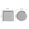 LALAFINA 30pcs Empty Metal Makeup Pans for Diy Eyeshadow Palette Round and Square Containers for Blush Lipstick and Cosmetic Organizing view 2