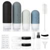 18pack Travel Bottles for Toiletries,TSA Approved Silicone Travel Containers for Toiletries,Leak Proof Refillable Liqus Shampoo And Conditioner travel Essentials toiletry Bottles view 2