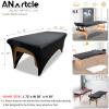 ANartcle Lash Bed Cover,Excellent Protective Cover for 6 ft Lash Table or Massage Bed,Lash Bed Sheets,Spa Bed Cover(72" x 30" x 30 ",Black) view 2