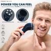 Perry Ellis 4-in-1 Cordless Massage and Cleansing Set with 4 Brush Heads, Exfoliating Face Scrubber with Massager, Rotating Scrub Brush, Facial Skincare Products, Carrying Case for Travel Included view 3