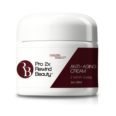 Pro 2x Rewind Beauty - 2 Month Supply Anti Aging Cream - Help Reduce the Signs of Aging Day & Night - Anti-Wrinkle Technology to Lift & Firm - Contains Collagen & Vitamin A & Vitamin C