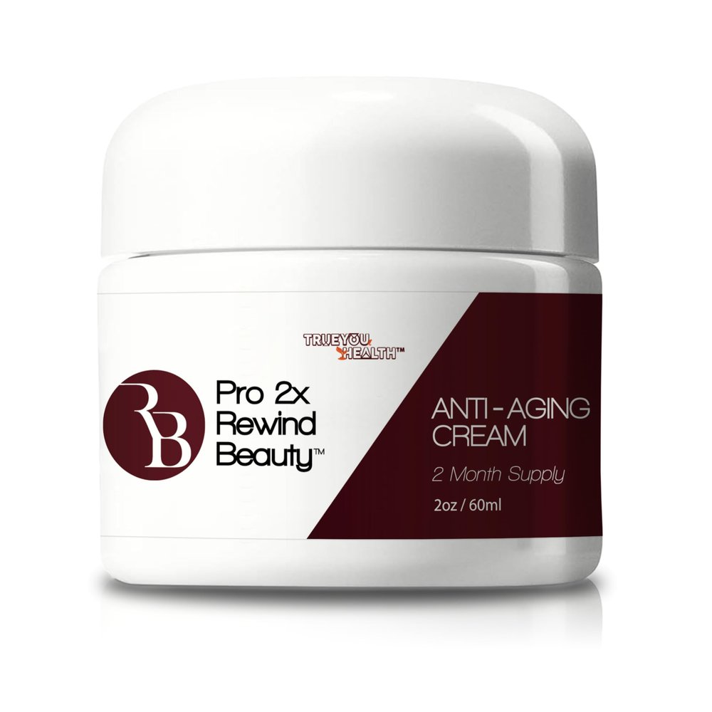 Pro 2x Rewind Beauty - 2 Month Supply Anti Aging Cream - Help Reduce the Signs of Aging Day & Night - Anti-Wrinkle Technology to Lift & Firm - Contains Collagen & Vitamin A & Vitamin C