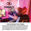 Bruder Samureye Gaming Enhancement Mask l Microwaveable moist heat mask l Improve gaming performance l Faster Reaction Times l Rejuvenates and Refreshes Eyes l Comfortable adjustable and hand washable view 4