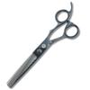 Black Hair Thinning Shears for Professional Barbers and Hairdressers - Japanese Steel - Designed for Salon Use (Katana) view 1