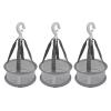 Makeup Brush Drying Rack, 3pcs Hanging Mesh Dry Net Mini Ventilated Windproof Drying Rack Basket Dryer for Makeup Brushes Tools (Grey) view 1