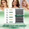 Lash Clusters 96pcs Individual Lashes Y01 D Curl 16mm Cluster Lashes KEYYOU Volume Wispy Lash Extension Soft&Comfortable Easy DIY at Home(Y01,D-16mm) view 4