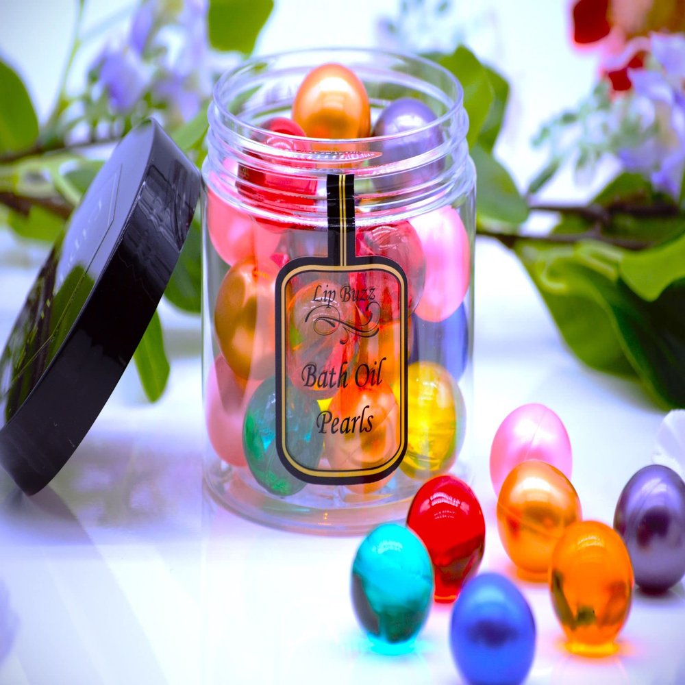 Rainbow Pearls Collection | Essential Bath Oil Pearls (A Lot of Pearls | 60 Pearls)