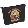 PWHAOO Early Intervention Therapist Gift Helping Tiny Humans Blood Cosmetic Bag Teacher Gift (Tiny Humans BLOOM B) view 1