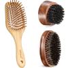 BFWood Beard Brush for Men and Hair Brush with Paddle view 1