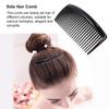 FRCOLOR Pcs French Side Hair Comb Clips 27 Teeth Hair Clip Combs Comb Bridal Wedding Veil Comb Hairdressing Combs for Women (Black) view 4
