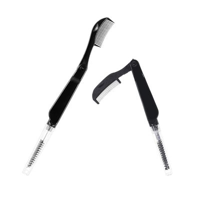 Folding Eyebrow Comb, 2 Pcs Eyelash Separator Eyebrow Grooming Brush Eyebrow Brush Makeup Cosmetic Tools for Girls and Lady