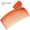 FRCOLOR Pcs French Side Hair Comb Clips 27 Teeth Hair Clip Combs Comb Bridal Wedding Veil Comb Hairdressing Combs for Women (Coffee) view 2