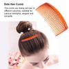 FRCOLOR Pcs French Side Hair Comb Clips 27 Teeth Hair Clip Combs Comb Bridal Wedding Veil Comb Hairdressing Combs for Women (Coffee) view 3