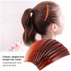 FRCOLOR Pcs French Side Hair Comb Clips 27 Teeth Hair Clip Combs Comb Bridal Wedding Veil Comb Hairdressing Combs for Women (Coffee) view 4