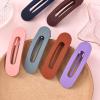 Large bangs, clip, duckbill clip, back of the head, grab clip, disc hair ornament 2#Black view 1