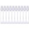 LXLK 12 Pcs 15ML Empty Refiilable Airless Vacuum Spray Bottle Clear Plastic Pump Press Bottle Perfume Vials Fine Mist Spray Bottles for Essential Oil Samples Portable Travel Atomizer view 1