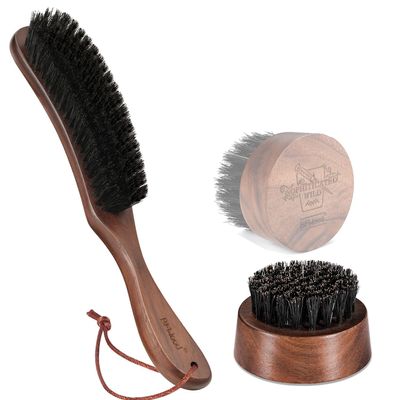 BFWood Clothes Brush and Beard Brush for Men