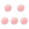 Beaupretty 5 Pieces Grafted Eyelash Jade Stones Eyelash Extension Pallet Holder Round Pallet Pad Resin Nail Art Plate Palette Makeup Palette (Pink) view 1