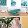 INNERNEED Food-Grade Soft Silicone Body Cleansing Brush Shower Scrubber, Gentle Exfoliating and Massage for All Kinds of Skin (Blue+Dark Green) view 4