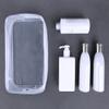 6 Pack Clear Toiletry Carry Pouch with Zipper Portable Plastic Waterproof Cosmetic Bag TSA Approved for Vacation Travel Bathroom and Organizing (White, Large) view 3