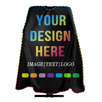 Carwayii Custom Barber Cape for Men Women - Personalized Hair Cutting Cape - Professional Hairdressing Apron for Hair Styling - 55''X66''