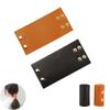 CHOISBEING 2 Pack Genuine Leather Hair Wrap for Biker,Ponytail Wrap Hair Cuff for Motorcycles,Adjustable Ponytail Holder Hair Ties for Long Hair view 1