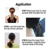 CHOISBEING 2 Pack Genuine Leather Hair Wrap for Biker,Ponytail Wrap Hair Cuff for Motorcycles,Adjustable Ponytail Holder Hair Ties for Long Hair view 3