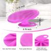 INNERNEED Food-Grade Soft Silicone Body Cleansing Brush Shower Scrubber, Gentle Exfoliating and Massage for All Kinds of Skin (Purple+Dark Green) view 2