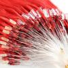 100% Remy Human Hair Extensions Micro Ring Loop Bead Tipped Hair,Straight Micro Ring Human Hair Extensions,50g 50 Strands,Red,24inch view 2