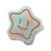 Star Shape Hair Clips,Cellulose Acetate Hair Clips,Small Claw Clips for Girl,Hair Accessories,Pack of 5,Cyan view 1