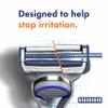 Gillette SkinGuard Men's Razor Blade Refill for Sensitive Skin, Designed for Sensitive Skin, 12 Blade Refills view 3