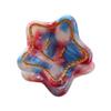 Star Shape Hair Clips,Cellulose Acetate Hair Clips,Small Claw Clips for Girl,Hair Accessories,Pack of 5,Multi view 1