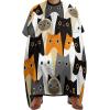 Cute Many Cats Barber Cape Professional Hair Cutting Apron Hairdresser Cape Salon Cape for Men Women view 1