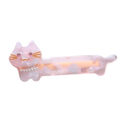 Cat Hair Clips,Cellulose Acetate Hair Clips,Small Hair Clips for Girl,Hair Accessories,Pack of 2,S2