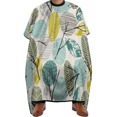 Abstract Art Tropical Leaves Barber Cape Professional Hair Cutting Apron Hairdresser Cape Salon Cape for Men Women