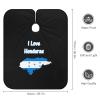 XKAWPC Honduras Flag Map Barber Cape Professional Hair Cutting Apron Hairdresser Cape Salon Cape for Men Women view 2