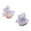 Cute Kitten Hair Clips,Cellulose Acetate Hair Clips,Small Claw Clips for Girl,Hair Accessories,Pack of 6,Purple Blue view 1