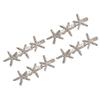 Lurrose 4pcs Star Hair Clips Imitation Pearl Inlay Elegant Barrettes for Women for Weddings Parties and Daily Use Stylish Hair Accessories for Ladies view 1