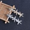 Lurrose 4pcs Star Hair Clips Imitation Pearl Inlay Elegant Barrettes for Women for Weddings Parties and Daily Use Stylish Hair Accessories for Ladies view 3