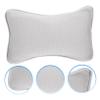 MAGICLULU 3D Mesh Bathtub Pillow Suction Cups Head Shoulder Support for Standard Bathtubs Grey view 3