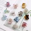 Cute Kitten Hair Clips,Cellulose Acetate Hair Clips,Small Claw Clips for Girl,Hair Accessories,Pack of 6,Blue view 4