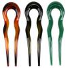 3pcs Hairpin U Shaped Hair Pins French Pins Hair Bun Pins Hair Jewelry Pins for Hair French Hair Accessories Hair Pins for Women Hair Sticks French Hair Pin Hair Forks U Pins Hair view 1