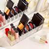Acrylic Makeup Organizer 8 Spaces Clear Cosmetics Makeup Jewelry Display Boxes Cosmetic Display Cases for Vanity Bathroom view 3