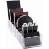 Acrylic Makeup Organizer 8 Spaces Clear Cosmetics Makeup Jewelry Display Boxes Cosmetic Display Cases for Vanity Bathroom view 4