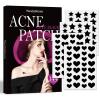 Mandabloom Acne Pimple Patch, Hydrocolloid Acne Patches with Tea Tree & Calendula Oil, Star-Shaped Acne Patches Cute for Face (Black Star & Heart) view 1