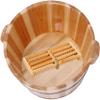 Wooden Foot Tub - Foot Massage Relaxation and Ultimate Comfort Pedicure Basin for Foot Soaking - for Foot Massage - Bucket Foot Bath Barrel view 1