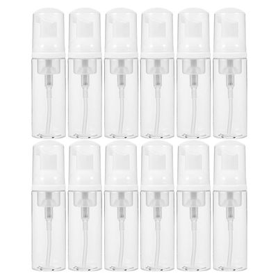 Uonlytech 12pcs Foaming Bottle Dispenser for Travel Leak Pump Bottles for Shampoo Shower Gel and Facial Soap Travel Accessories