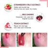evpct 3Pcs Magic Color Changing Lipstick Long Lasting Waterproof 24 Hours Original for Women, Peach Strawberry Black Red Cherry Pink PH Mood Permanent Color Changing Lipstick Lip Balm, labial magico view 2