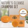 MSM Shampoo Bar + Hyaluronic Hair Conditioner Bar, Solid Bar Shampoo and Conditioner for Hair Growth, Non-Soap, For All Hair Types, Citrus, Set of 2 view 2